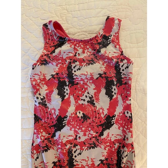 Womens Swimsuit One Piece Sz 14 Pink Sparkly Actionback Competition  Dive Beach - Picture 2 of 9